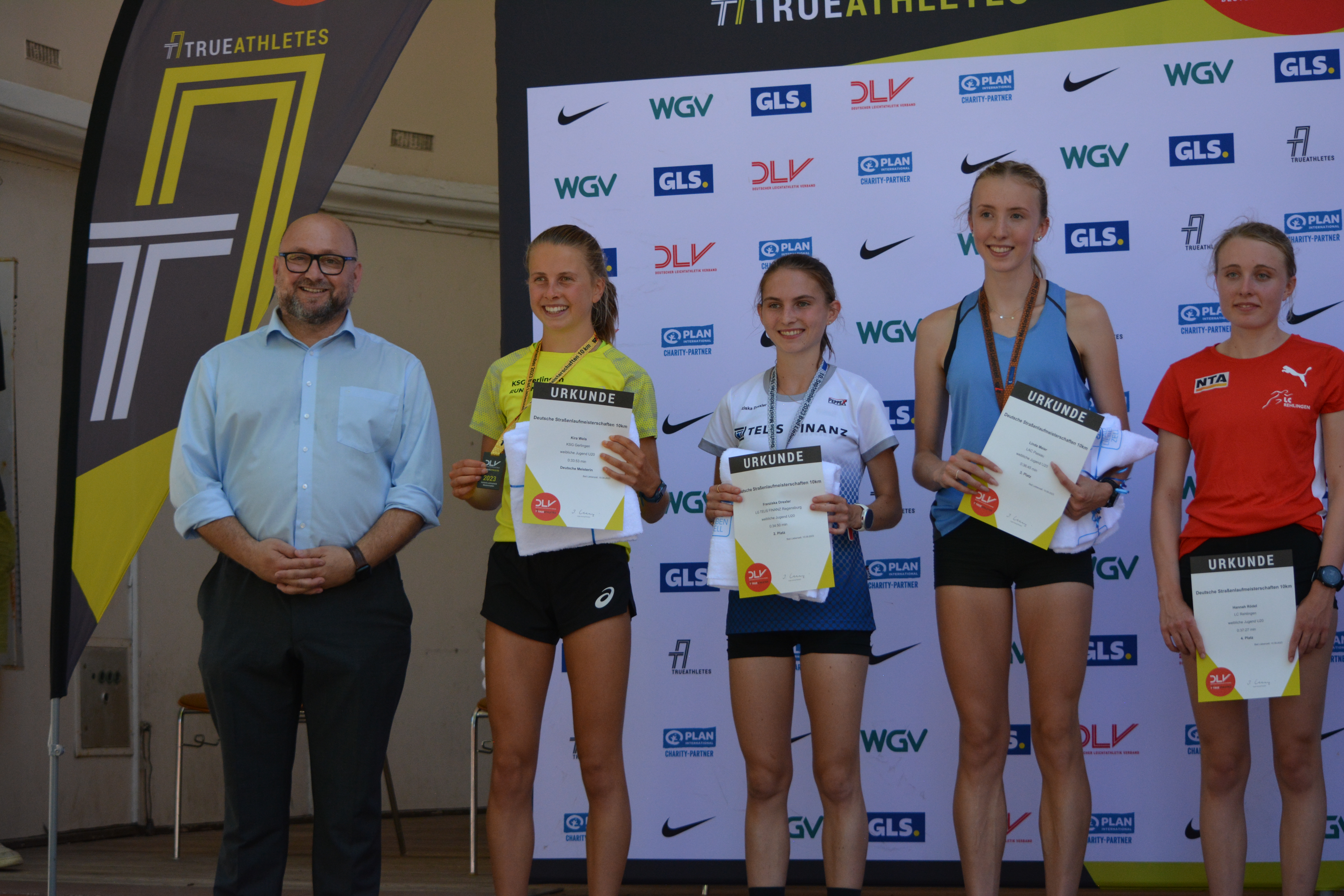 Das Podium der U20